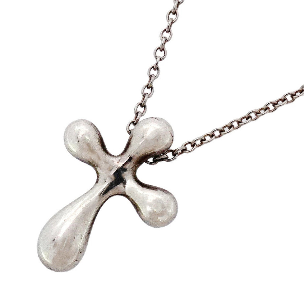 Tiffany CO Necklace Cross Sterling Silver